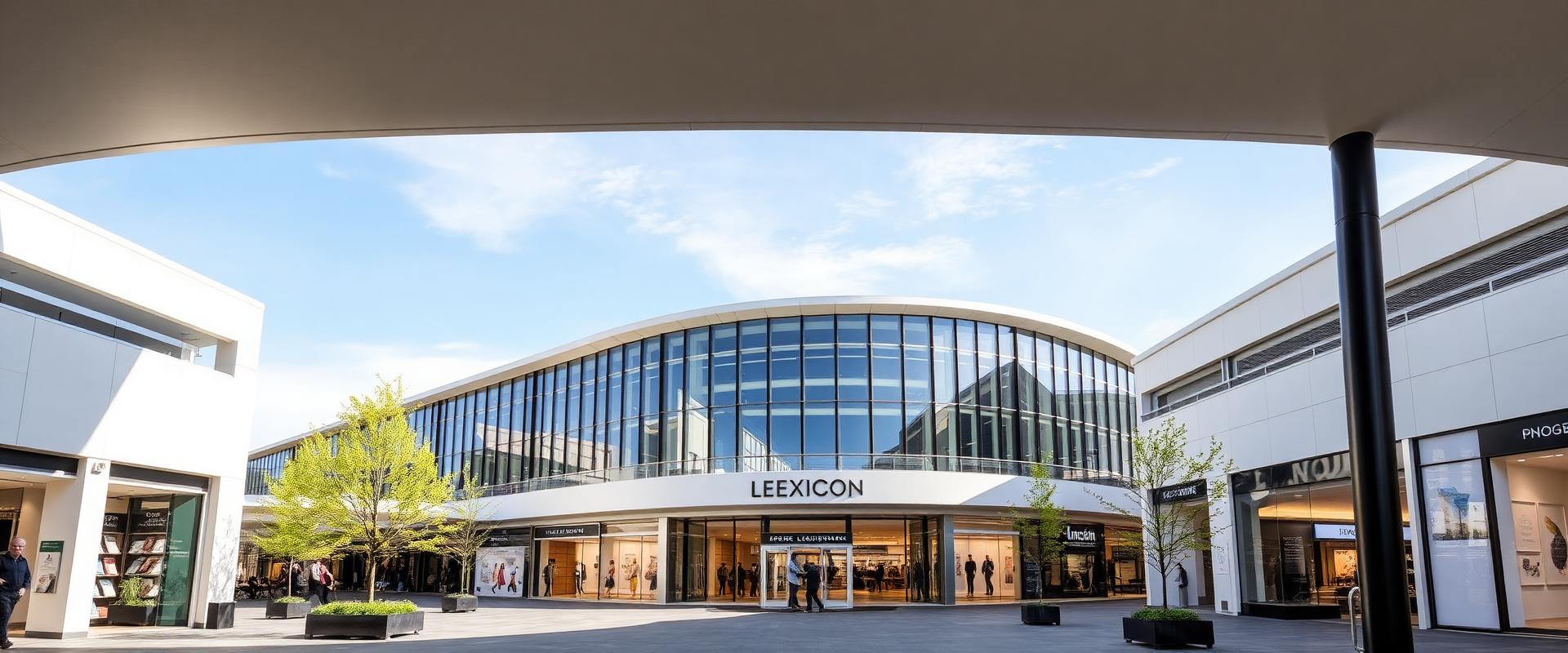 Modern Bracknell town centre in Berkshire featuring contemporary retail architecture